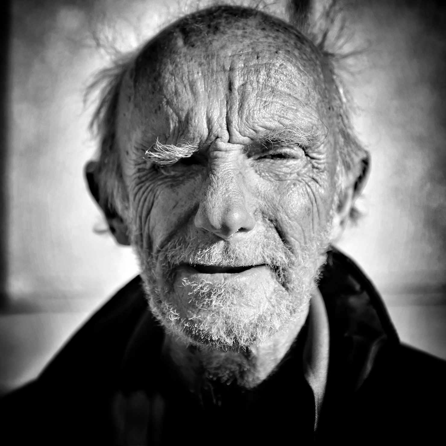 Homeless Man Portrait